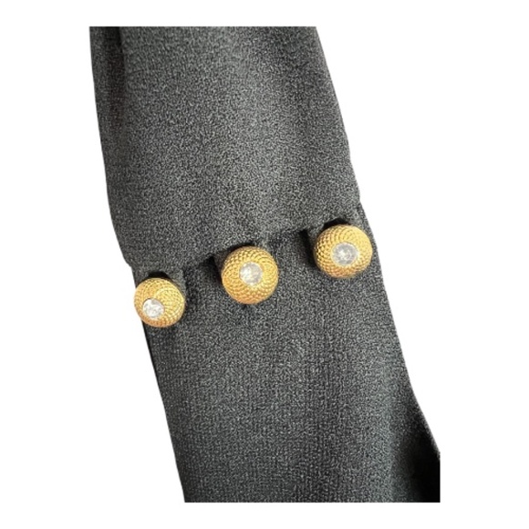 ✨ EUC AUGUST SILK Black Sleeveless V-Neck Dress | Women’s Sz 6 - Picture 7 of 10